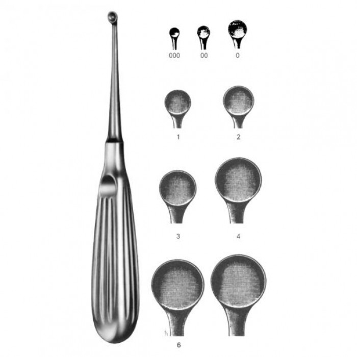 Bruns Curette / Round Shape 